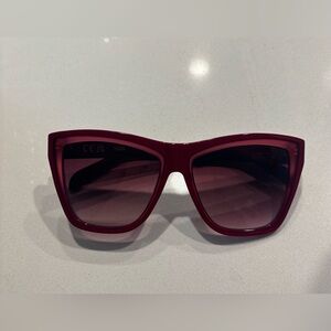 TOUS Women's Sunglasses - Burgundy Frame with Gradient Lenses - Brand New!